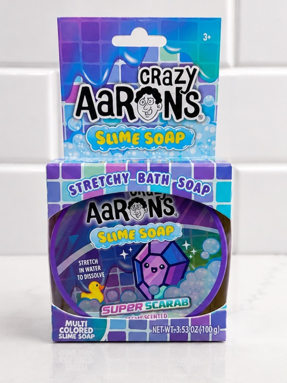 Crazy Aaron's Thinking Putty Brand Slime Soap Stretchy Super Scarab HTF